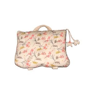 Bonpoint Liberty Floral Quilted Pillow Backpack Girls Pink Cotton Rare